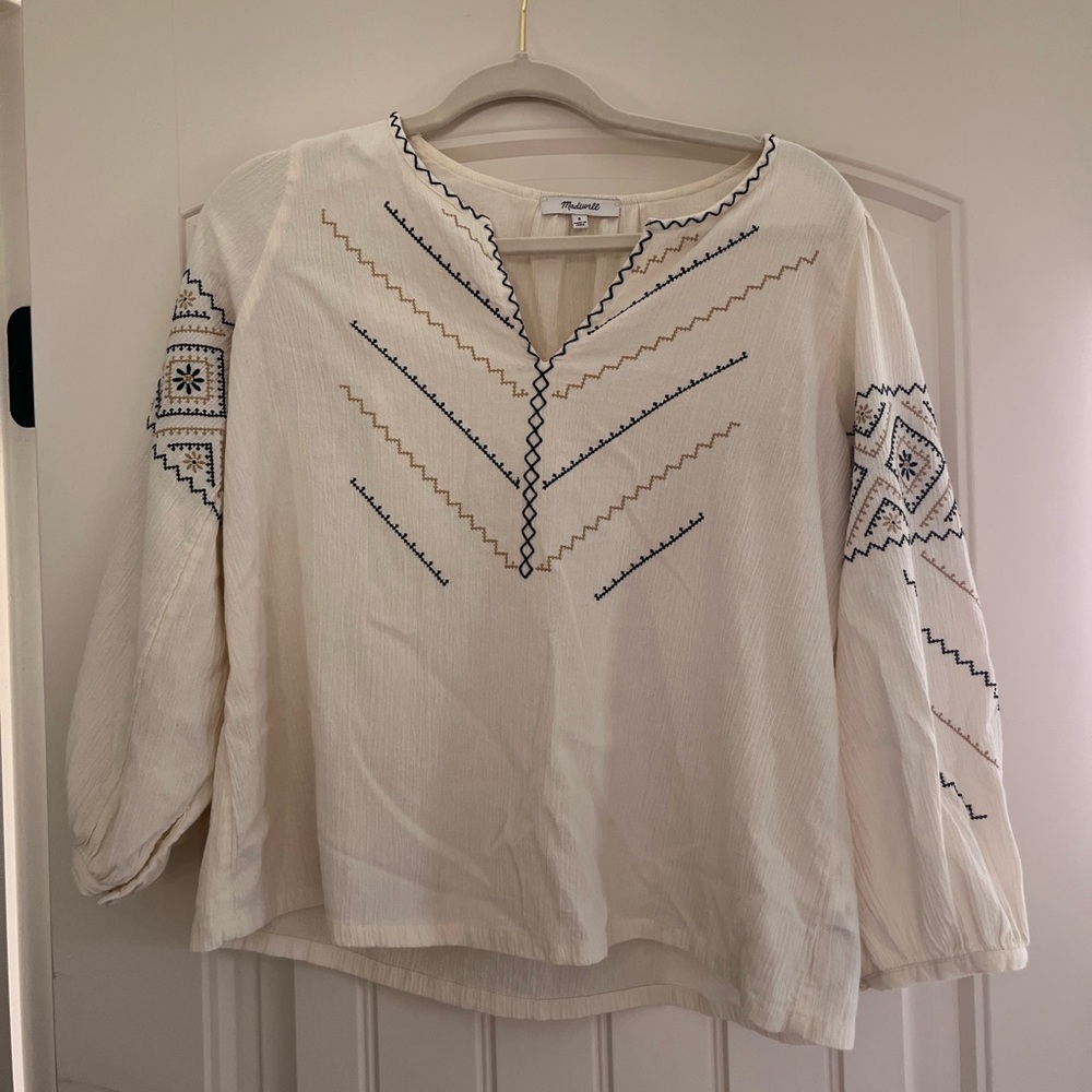 Madewell boho shirt